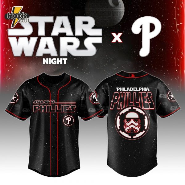 Philadelphia Phillies MLB x Star Wars Night Special Edition Jersey 2025