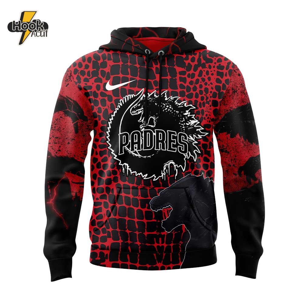 San Diego Padres x Godzilla Hoodie San Diego Padres x Godzilla Hoodie