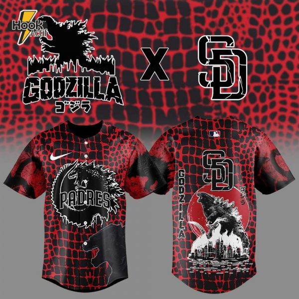 San Diego Padres x Godzilla Jersey