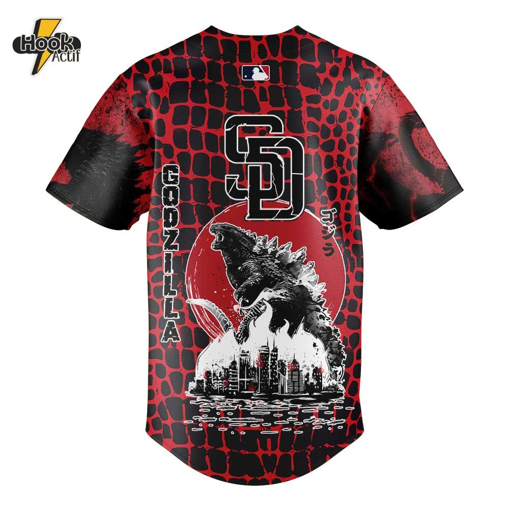 San Diego Padres x Godzilla Jersey San Diego Padres x Godzilla Jersey