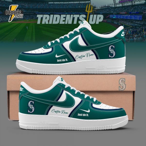 Seattle Mariners Custom Name For Fans AF1 Shoes Limited Edition