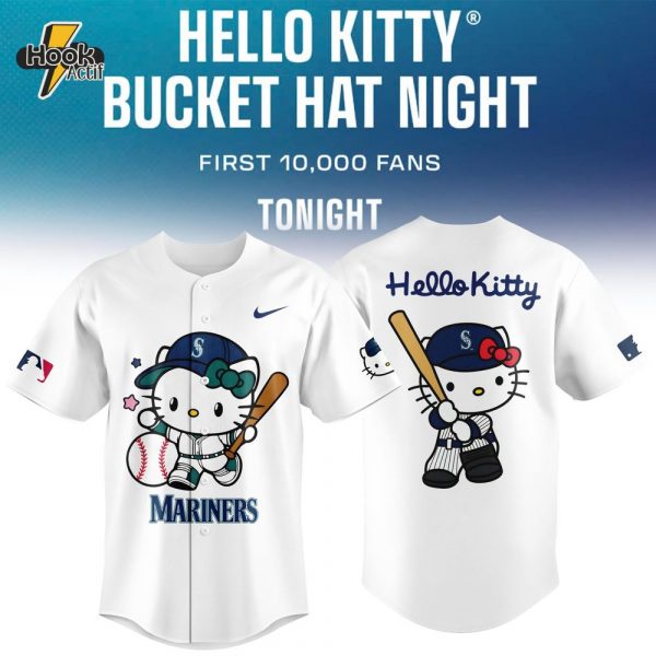 Seattle Mariners x Hello Kitty 2025 New Season Baseball Jersey