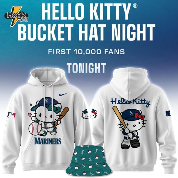 Seattle Mariners x Hello Kitty 2025 New Season Hoodie