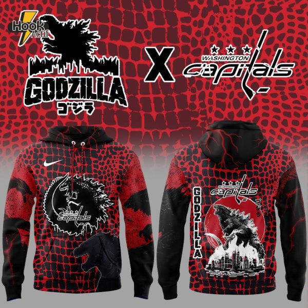 Washington Capitals x Godzilla Hoodie