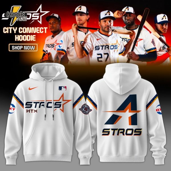 Houston Astros Jose Altuve Nike White 2025 City Connect Hoodie