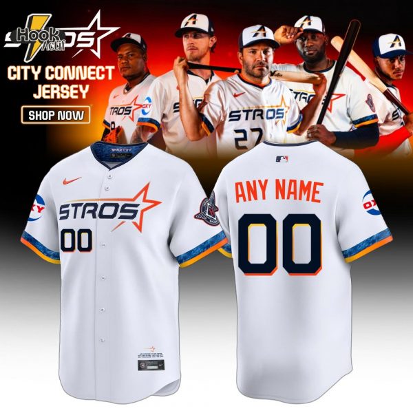 Houston Astros Jose Altuve Nike White 2025 City Connect Personalized Jersey