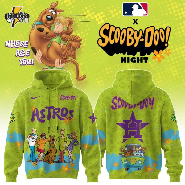 Houston Astros MLB x Scooby Doo Hoodie Editions Limited
