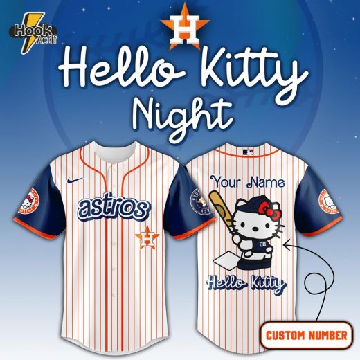 Houston Astros x Hello Kitty Special Edition Game Night Jersey