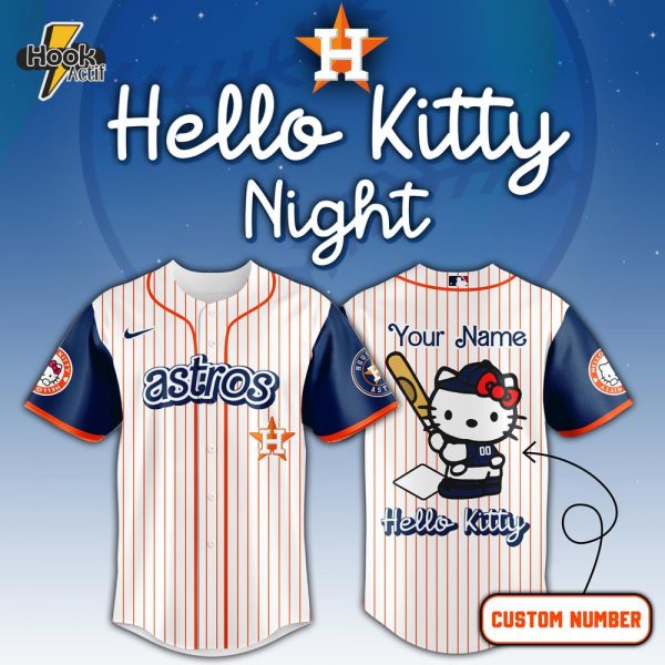 Houston Astros x Hello Kitty Special Edition Game Night Jersey