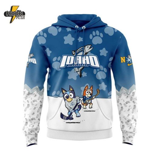 Idaho Steelheads x Bluey and Bingo Hoodie