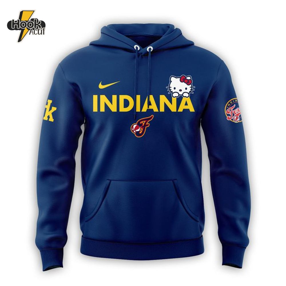 Indiana Fever x Hello Kitty Hoodie – Special Edition 2025 Indiana Fever x Hello Kitty Hoodie – Special Edition 2025