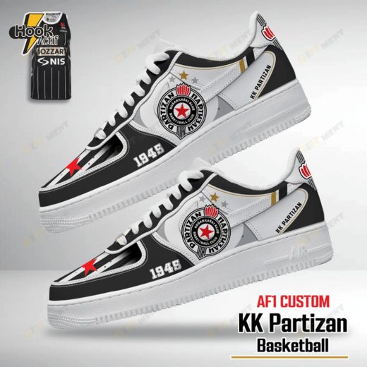 KK Partizan AF1 Sneaker Boots – Serbian Basketball Legacy