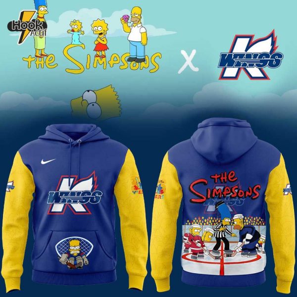 Kalamazoo Wings x 35th The Simpsons Hoodie