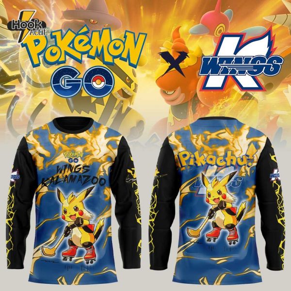 Kalamazoo Wings x Pokémon GO NHL Jersey