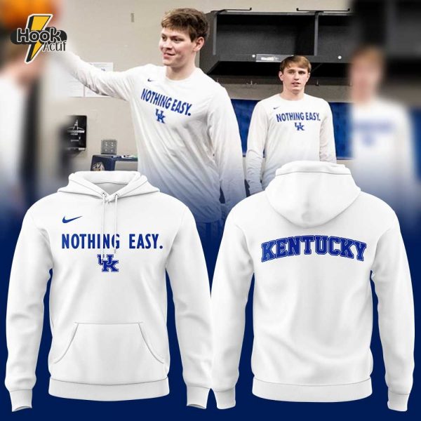 Kentucky Men's Basketball Nothing Easy Uniform Hoodie