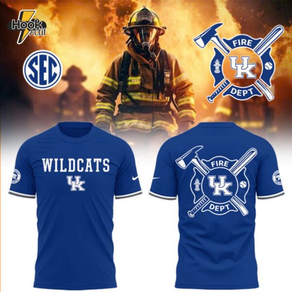 Kentucky Wildcats x Firefighter Appreciation Night T-Shirt V2