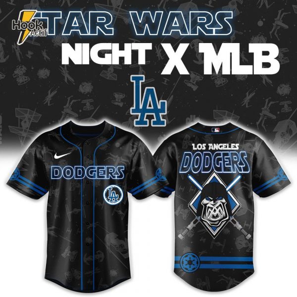 LA Dodgers x Star Wars Night 2025 Baseball Jerseydo