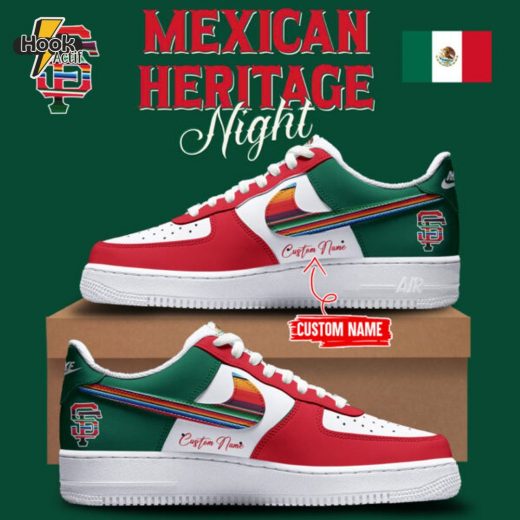 Limited Edition Air Force Shoes – Mexican Heritage Night Custom Name 2025