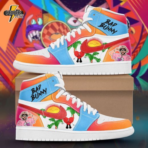 Limited Edition Bad Bunny AJ1 High Sneakers Shoes For Men And Women