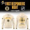 Limited Edition Boston Bruins x First Responders Night Hoodie 2025