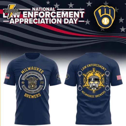 Limited Edition Brewers x Low Enforcement Appreciation Day 2025 Tshirt