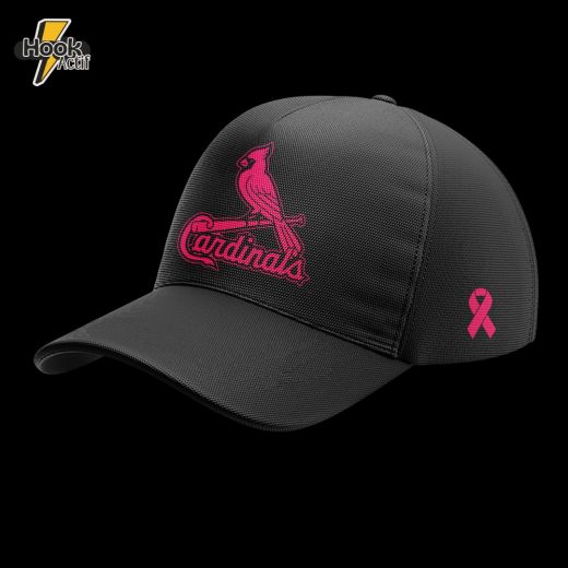 Limited Edition Cardinals x Cancer Awareness Night 2025 Black Hat