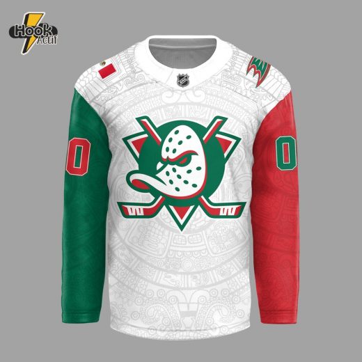 Limited Edition Ducks x Mexican Heritage Night 2025 Custom Jersey