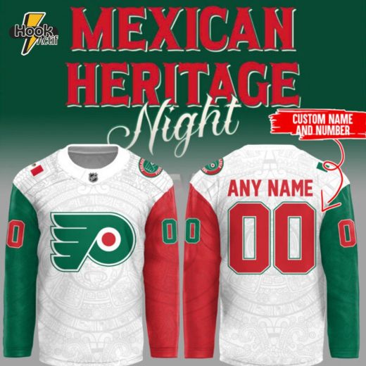 Limited Edition Flyers x Mexican Heritage Night 2025 Custom Jersey