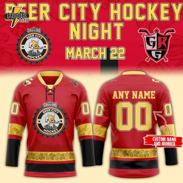 Limited Edition Griffins x Beer City Hockey Night Jersey 2025