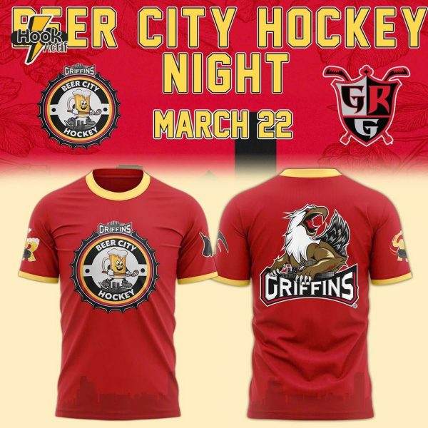 Limited Edition Griffins x Beer City Hockey Tshirt 2025
