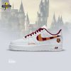 Limited Edition Hufflepuff Hogwart White Custom Air Force 1 Shoes