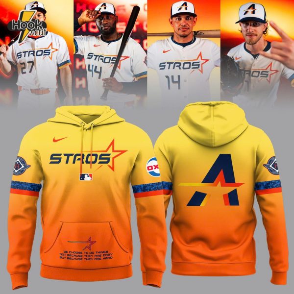 Limited Edition Houston Astros 2025 New City Connect The Next Frontier Hoodie