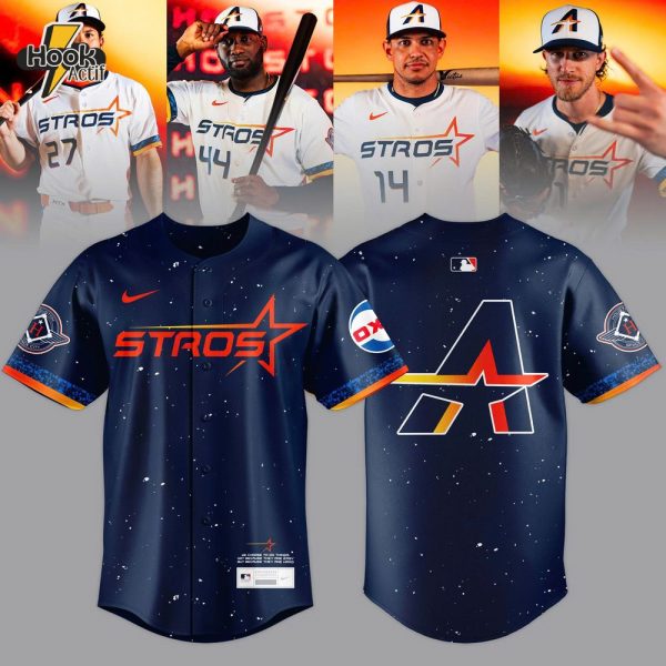 Limited Edition Houston Astros Navy 2025 City Connect The Next Frontier 2025 Jersey