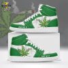 Limited Edition Just Hit It Green And White AJ1 Shoes