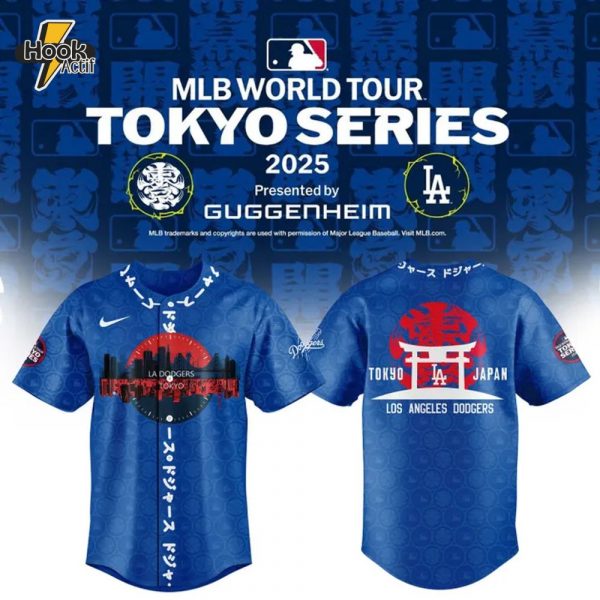 Limited Edition LA x Tokyo Series 2025 Baseball Jersey v2