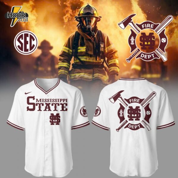Limited Edition Mississippi Baseball x Firefighter Appreciation Night Jersey