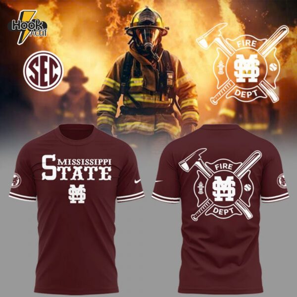 Limited Edition Mississippi Baseball x Firefighter Appreciation Night T-Shirt V2