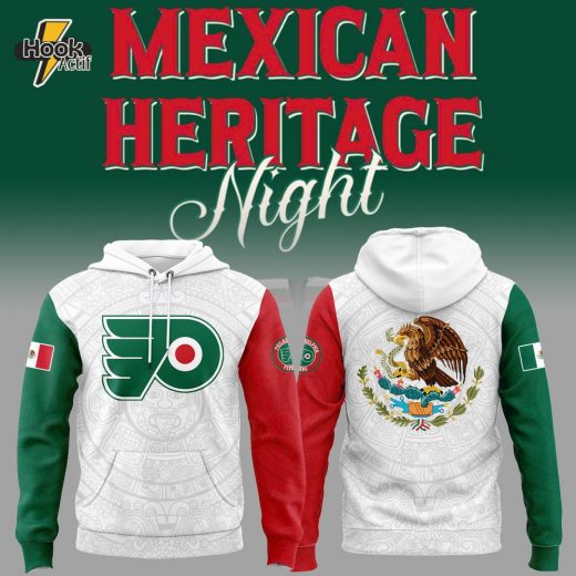 Limited Edition Philadelphia Flyers x Mexican Heritage Night 2025 Hoodie