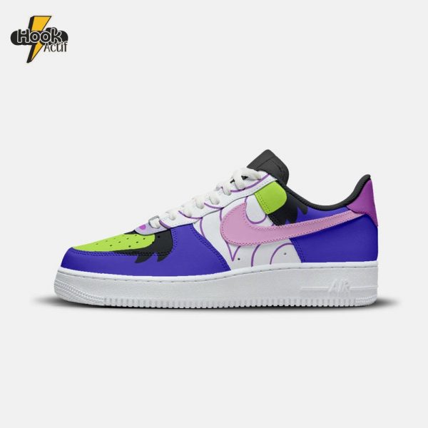Limited Edition Powerpuff Girls Mojo Jojo Paint Air Force 1 Shoes