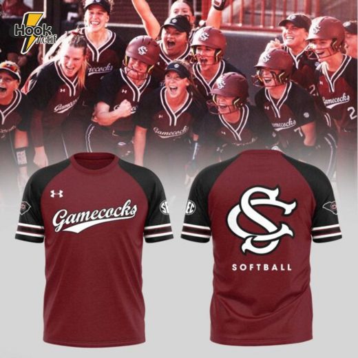 Limited Edition SC Gamecocks Softball Red TShirt