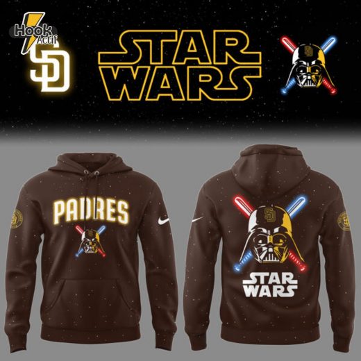 Limited Edition SD Padres x Star Wars Night 2025 Hoodie V2