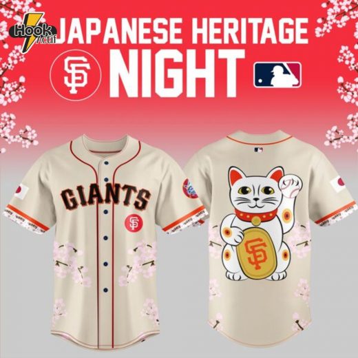 Limited Edition SF Giants x Japanese Heritage Night 2025 Jersey