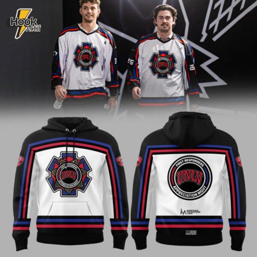 Limited Edition Unlv Hockey x First Responders Night 2025 Hoodie