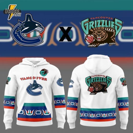 Limited Edition Vancouver Canucks x Memphis Grizzlies V2 Hoodie