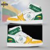 Weed In My Heart Air Jordan 1 Sneakers – Green & White Custom