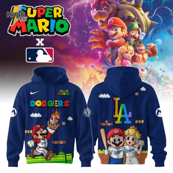 Los Angeles Dodgers MLB x Super Mario Night Special Edition Hoodie 2025