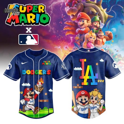 Los Angeles Dodgers MLB x Super Mario Night Special Edition Jersey 2025