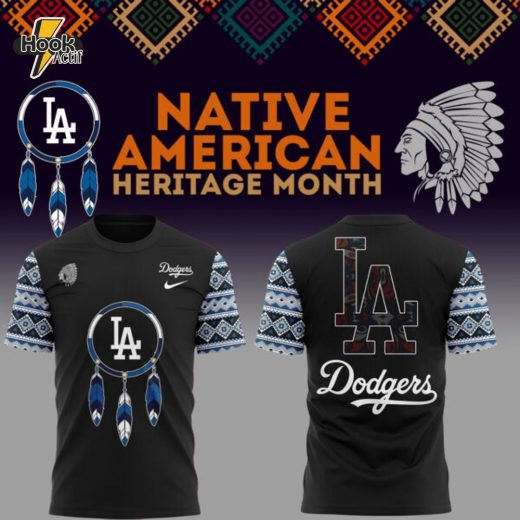 Los Angeles Dodgers T-Shirt – National American Indian Heritage Month 2025