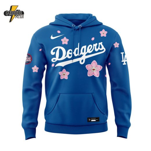 Los Angeles Dodgers Takashi Murakami x MLB World Tour Tokyo Series Blue Hoodie