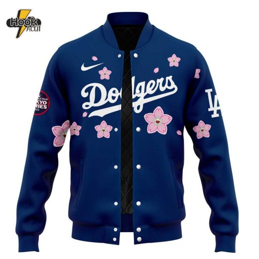 Los Angeles Dodgers Takashi Murakami x MLB World Tour Tokyo Series Blue Jacket